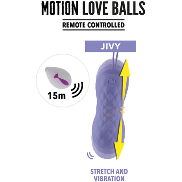 Feelztoys: Remote Controlled Motion Love Balls, Jivy Lila