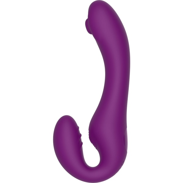 Xocoon: Strapless Strap-On, Pulse Vibrator with Remote Lila