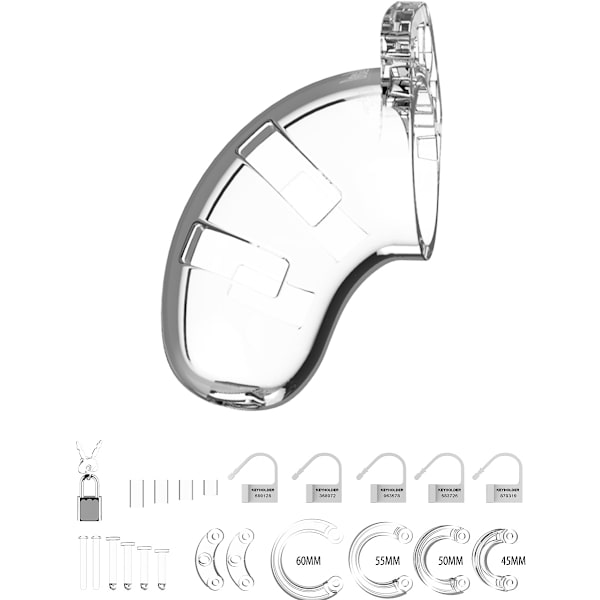 ManCage: Model 13, 6.4 cm Transparent