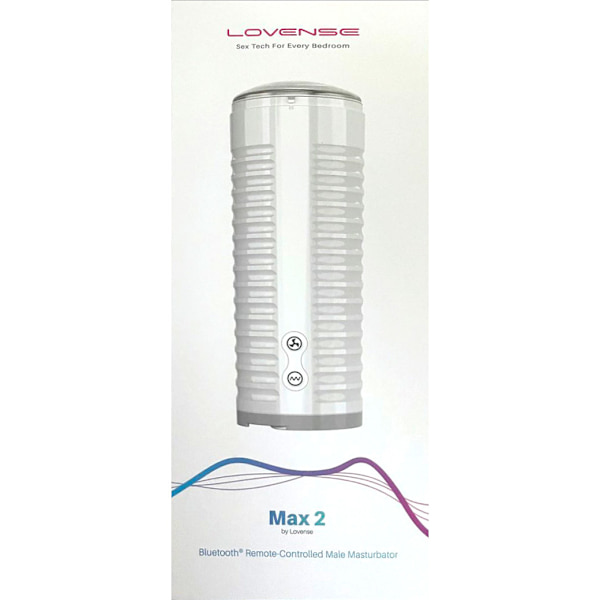 Lovense: Max 2, Bluetooth Masturbator Transparent, Vit