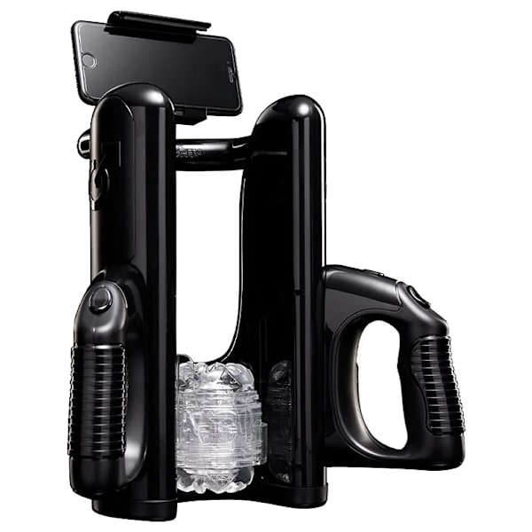 Fleshlight: Quickshot Launch Stroking Simulator Svart, Transparent