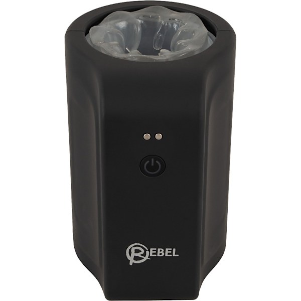 Rebel: Rotating Masturbator Svart, Transparent