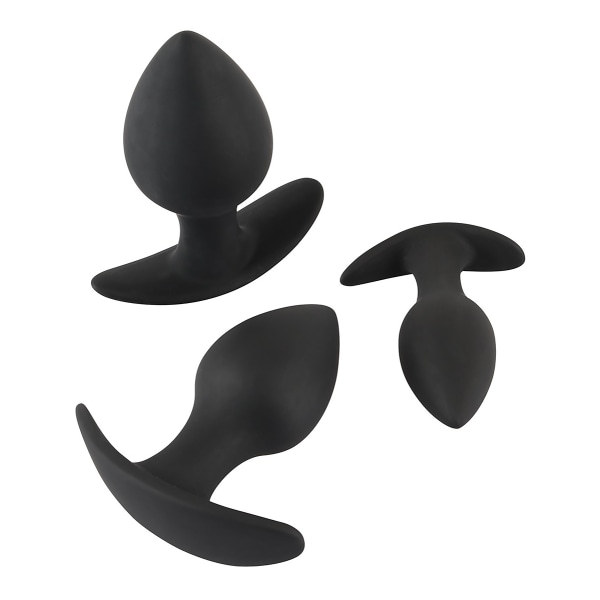 Black Velvets: Anal Trainer Set Svart