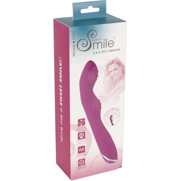 Sweet Smile: A & G-Spot Vibrator Lila