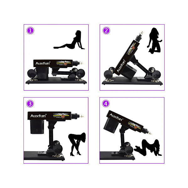 Auxfun: Basic 3XLR Sex Machine, Bundle Mateo Svart