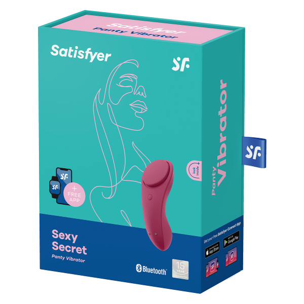Satisfyer Connect: Sexy Secret, Panty Vibrator Röd