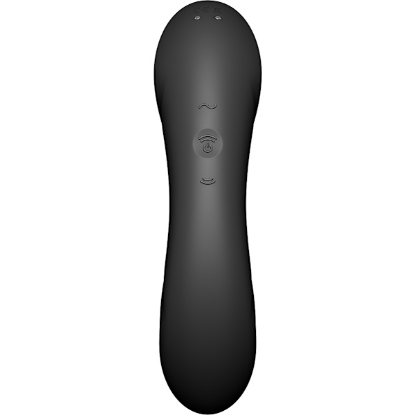 Satisfyer: Curvy Trinity 4, Air Pulse Vibrator, svart Svart