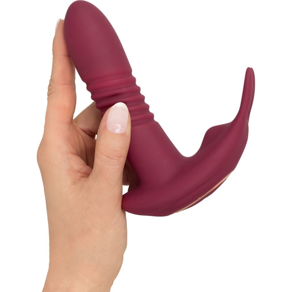 JAVIDA: RC Hands-free 3 Function Vibrator Röd