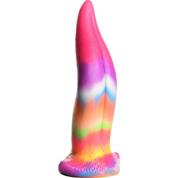 Creature Cocks: Unicorn Kiss, Glow in the Dark Silicone Dildo Självlysande