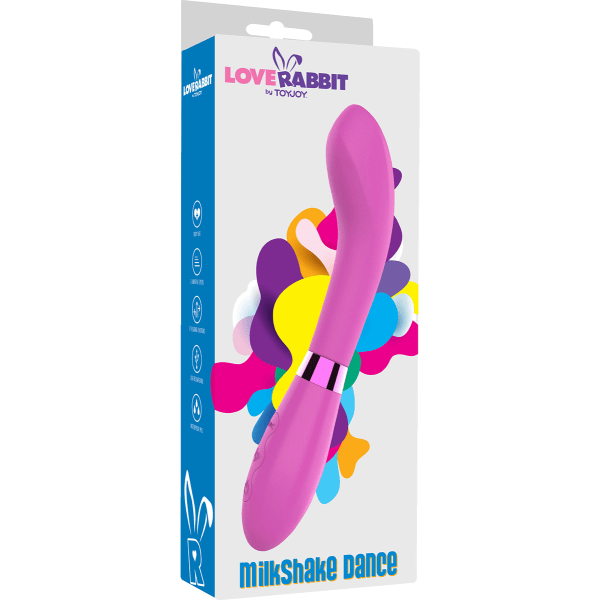 LoveRabbit by Toy Joy: Milkshake Dance Vibrator Rosa
