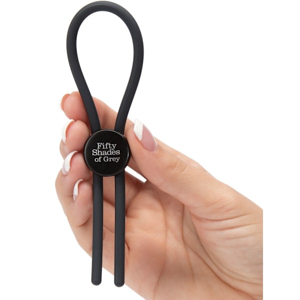 Fifty Shades of Grey: Again and Again, Adjustable Love Ring Svart