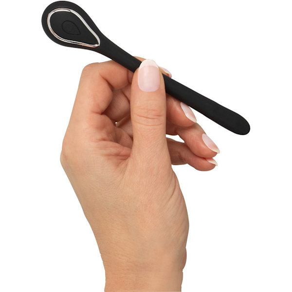 PenisPlug: Vibrating Bendable Dilator Svart