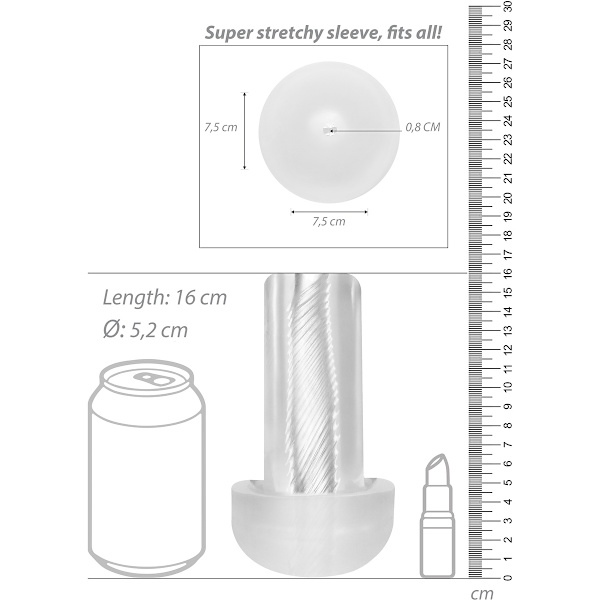 Pumped: Rechargeable Automatic Cyber Pump with Masturbation S... Transparent