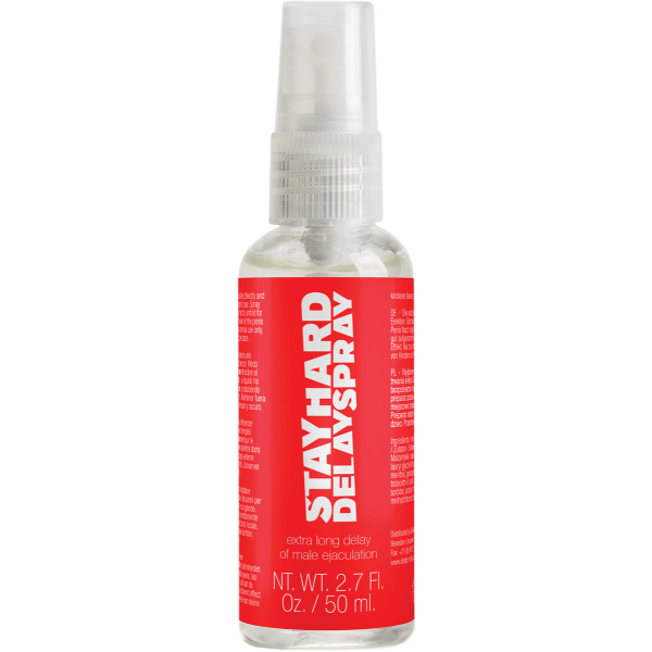 Pharmquests: Stay Hard, Delay Spray, 50 ml Transparent