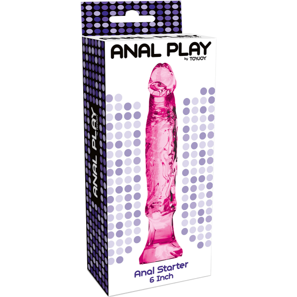 Toy Joy: Anal Play, Anal Starter Dildo, 16 cm Rosa