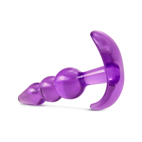 B Yours: Triple Bead Anal Plug, lila Lila