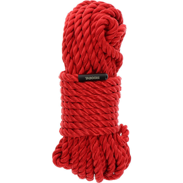 Taboom: Bondage Rope, 10m, red Röd