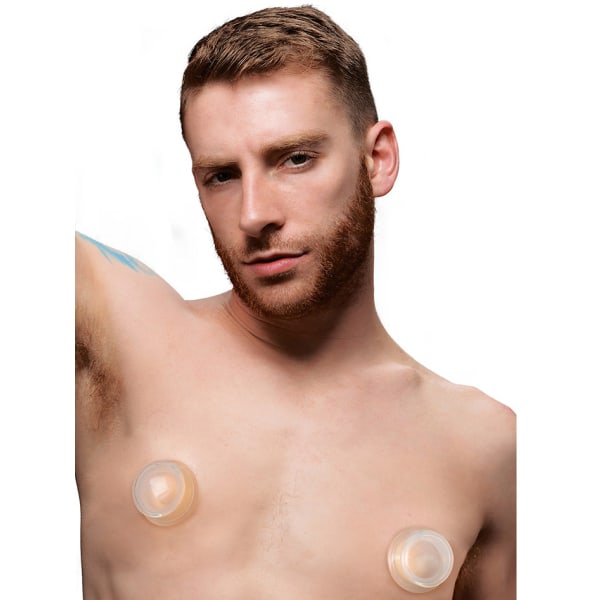 XR Master Series: Clear Plungers, Silicone Nipple Suckers Transparent Small