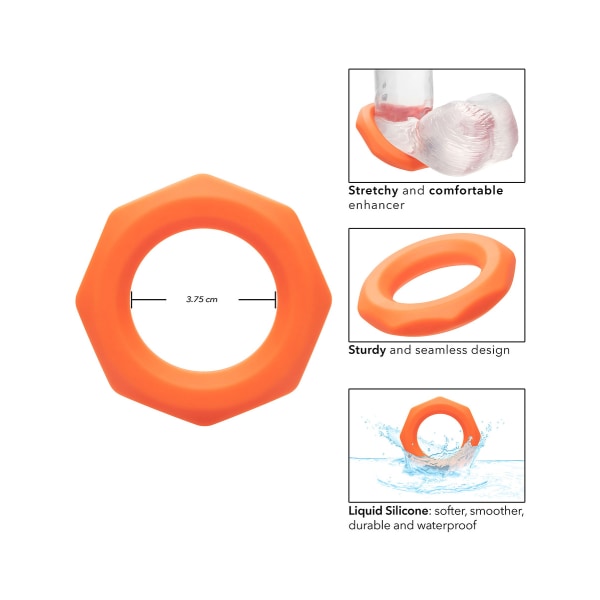 California Exotic: Alpha, Sexagon Ring Orange