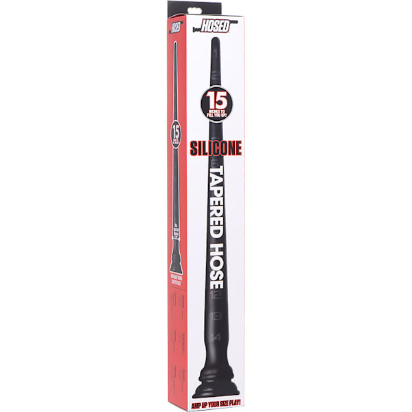 Hosed: Silicone Tapered Hose Svart 40 cm
