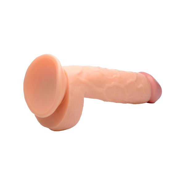 Pop Peckers: Poppin Dildo, 21 cm, ljus Ljus hudfärg