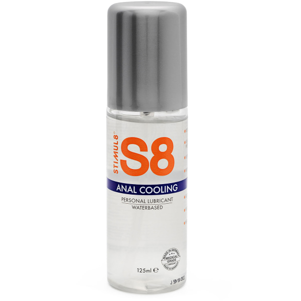 Stimul8: S8 Anal Cooling, Waterbased Lubricant, 125 ml Transparent