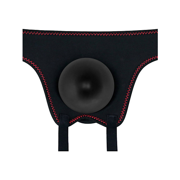 LoveToy: Easy StrapOn Set, 18 cm Mörk hudfärg, Svart