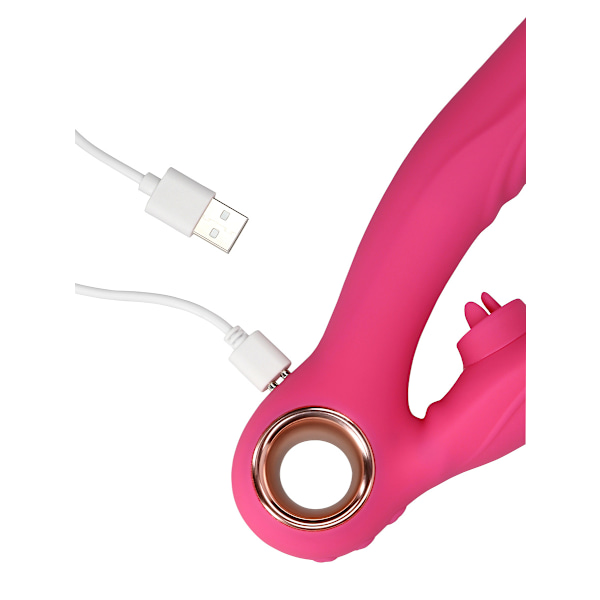 Loveline: Tongue Flickering and Heating Rabbit Vibrator Rosa