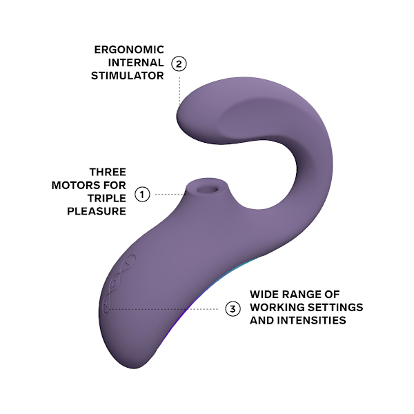 LELO: Enigma Wave, Trippelstimulerande Vibrator Lila