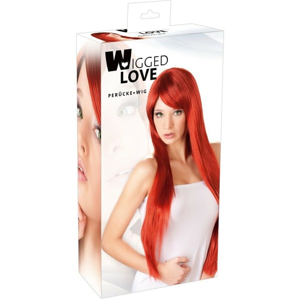 Wigged Love: Long, Straight, Red Wig
