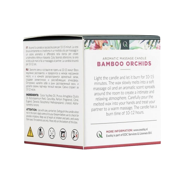 Exotiq: Massage Candle, Bamboo Orchids, 60 g Vit