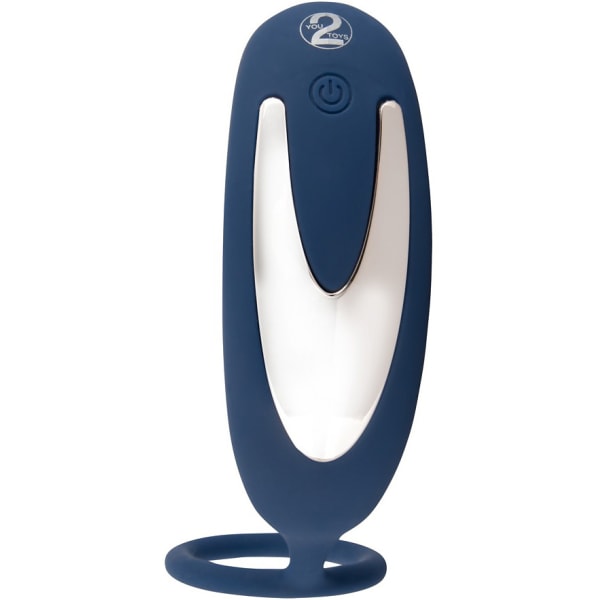 You2Toys: Vibrating Prostate Plug with Cock Ring Blå