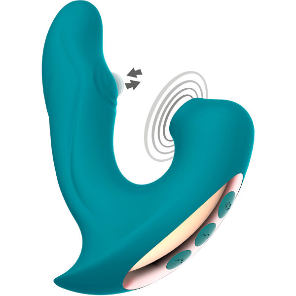 Xocoon: Eternal Love, Pulse Vibrator with Clitoral Stimulator Turkos