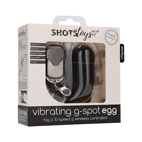 Shots Toys: G-Spot Egg, large Svart