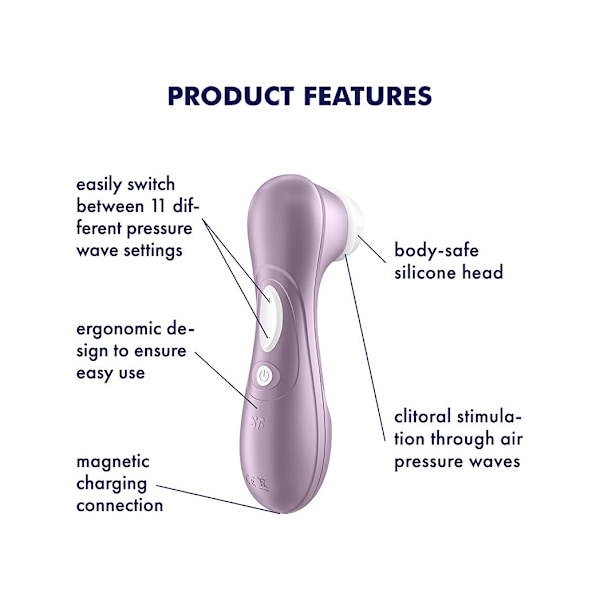 Satisfyer: Pro 2 Generation 2, Air Pulse Stimulator, lila Lila