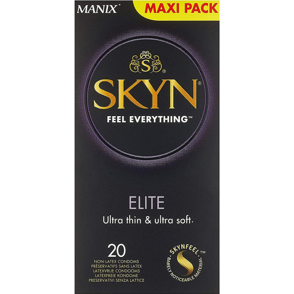 Manix Skyn Elite: Kondomer Transparent 20-pack
