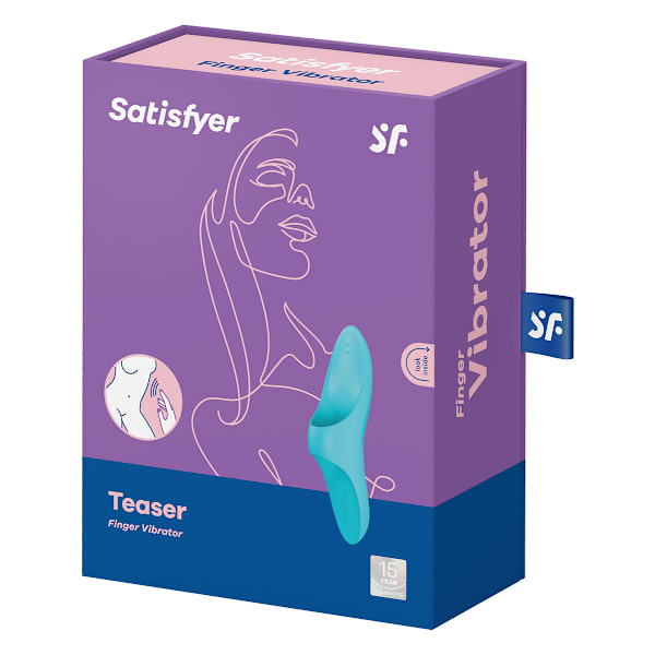 Satisfyer: Teaser, Finger Vibrator Blå