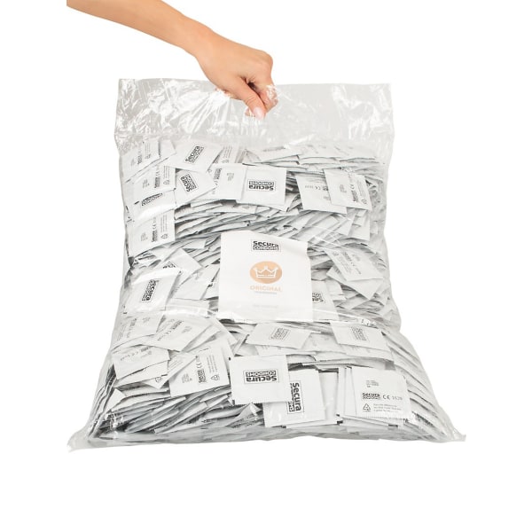 Secura: Original, Kondomer, 1000-pack Transparent