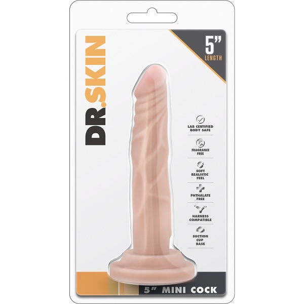 Dr. Skin: Mini Cock, 15 cm Ljus hudfärg
