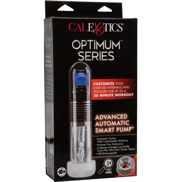 California Exotic: Optimum Series, Advanced Automatic Smart Pump Svart, Transparent