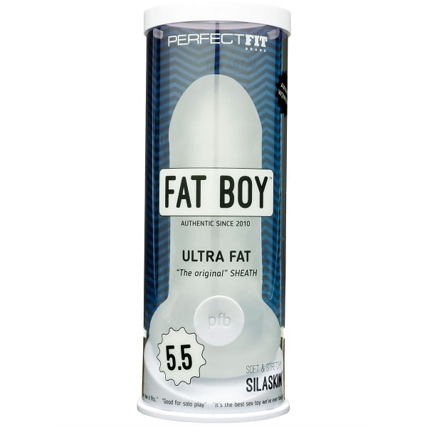 Perfect Fit: Fat Boy Ultra Fat Sheath, 5.5 inch, transparent Transparent, Vit