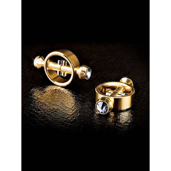 Pipedream Fetish Fantasy: Gold Magnetic Clamps Guld