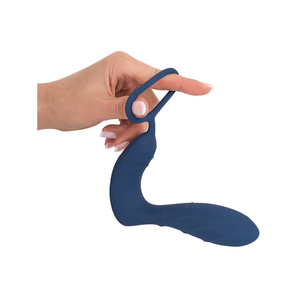 You2Toys: Vibrating Prostate Plug with Cock Ring Blå