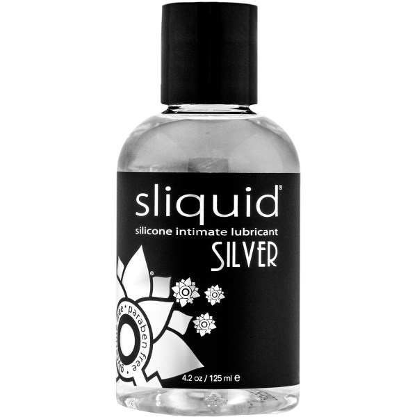 Sliquid: Silver, Silicone Intimate Lubricant, 125 ml Transparent