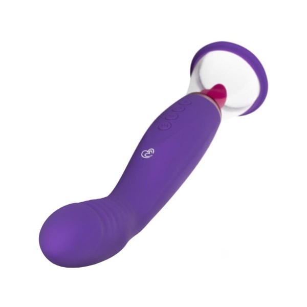 EasyToys: Pleasure Pump with G-Spot Vibrator, purple Lila