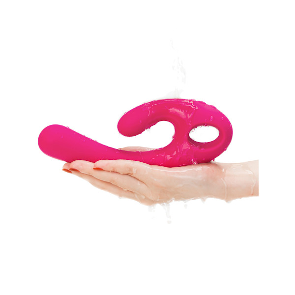 Nomi Tang: Flex Bi, Bendable Dual Vibrator Rosa