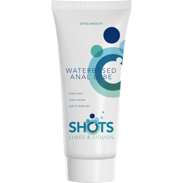 Shots Lubes & Liquids: Waterbased Anal Lube, 100 ml Transparent