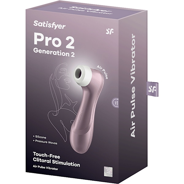 Satisfyer: Pro 2 Generation 2, Air Pulse Stimulator, lila Lila