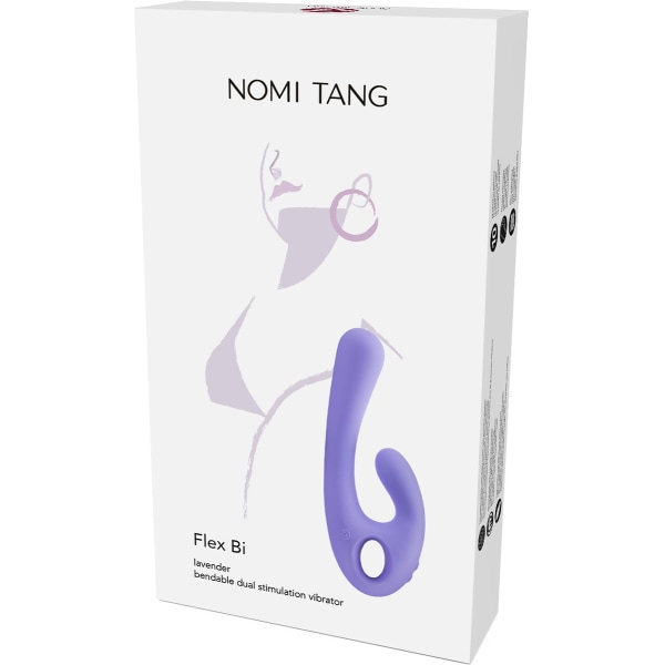 Nomi Tang: Flex Bi, Bendable Dual Vibrator Lila