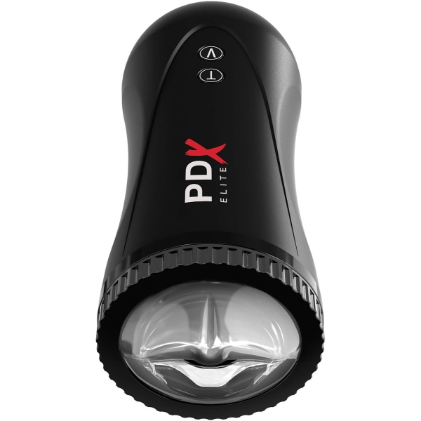 Pipedream PDX Elite: Moto Stroker Svart, Transparent
